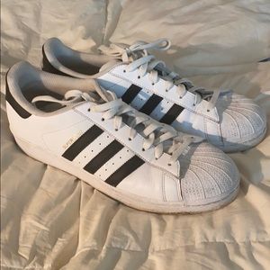 Adidas Superstar Mens Shoes White/Black